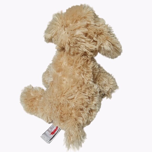 Gund Nayla Cockapoo Dog 12 Inch Shaggy Poodle Tan Plush Stuffed Animal Toy - Picture 3 of 8